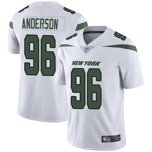 New York Jets Limited White Men Henry Anderson Road Jersey NFL Football #96 Vapor Untouchable